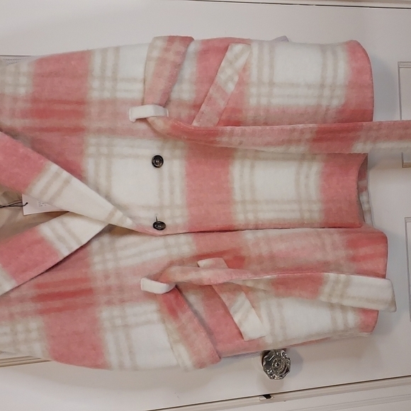 Cinq A Sept Aretha Coat Dark Salmon - Picture 11 of 12